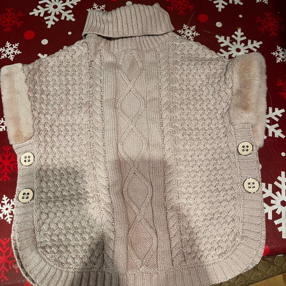 girl vest poncho